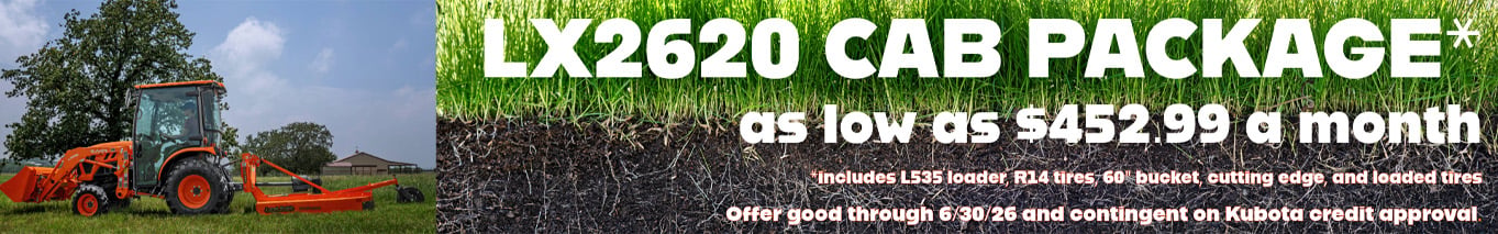 Kubota Package - LX2620